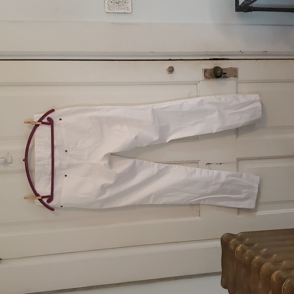 John Varvatos Men's Motor City Pants Ebia White Pants - Picture 7 of 11